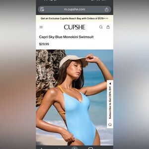 Cupshe bathing suit